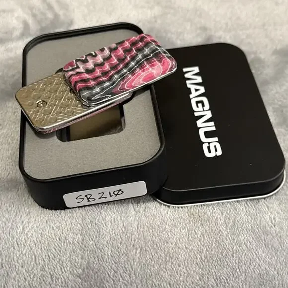 🔥Magnus WackyFiber SB210 - Rib - 3-Click Stainless Steel Plates Rare BNWT💥